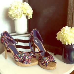 Floral heels